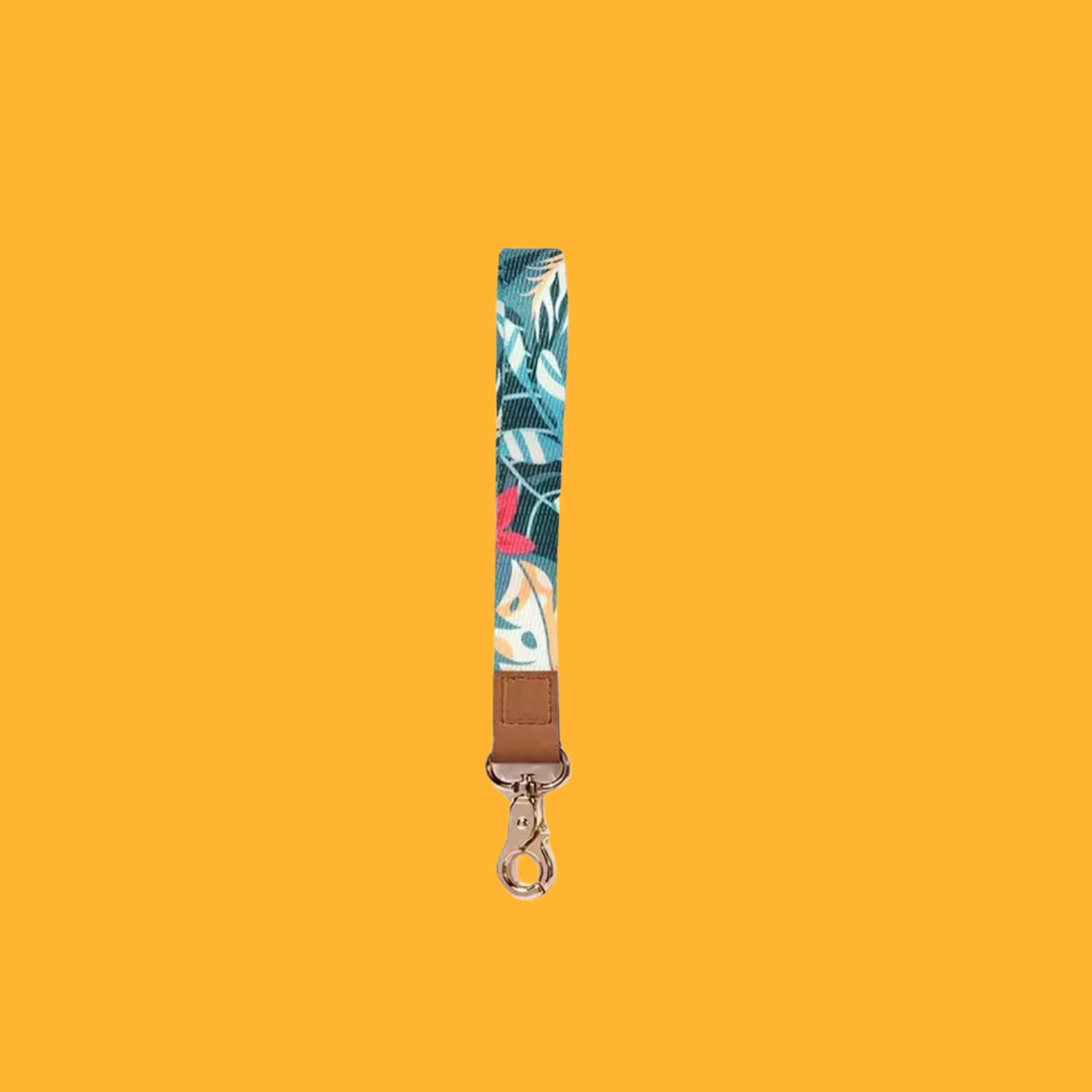 Fabric Wristlet Keychain