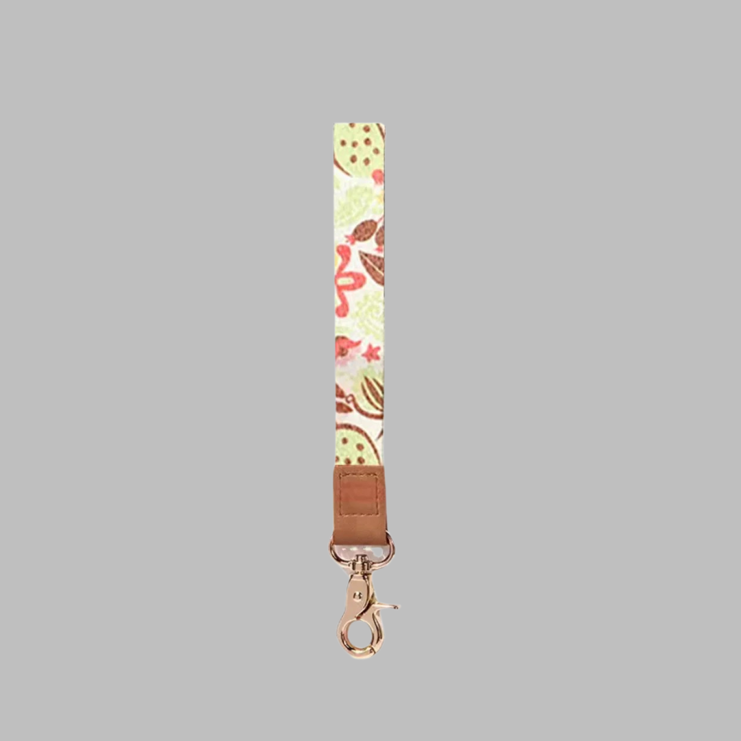 Fabric Wristlet Keychain