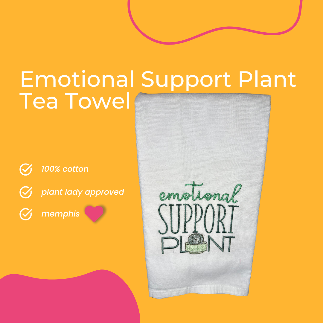 Emotional Support Plant towel