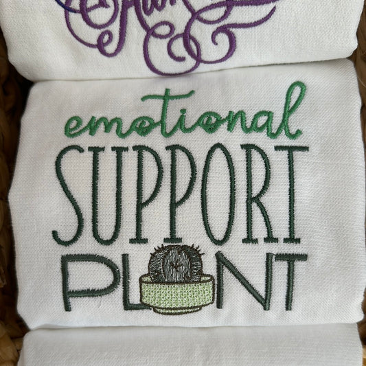 Emotional Support Plant towel