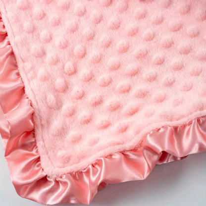 Delightful Chicken Print Baby Blanket