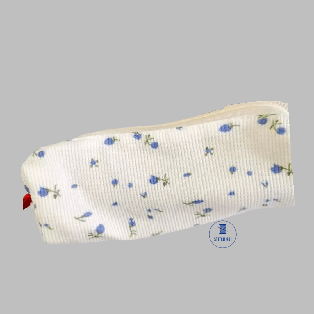 Simple Floral Zipper Case