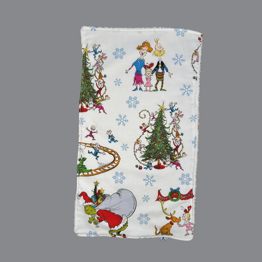 Grinch Whoville Burp Cloth