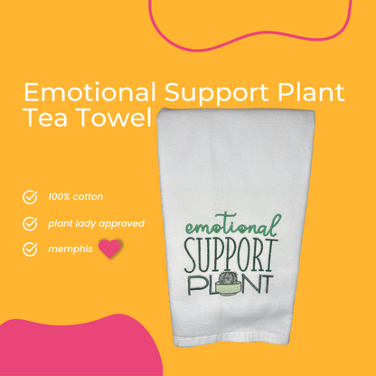 Emotional Support Plant towel