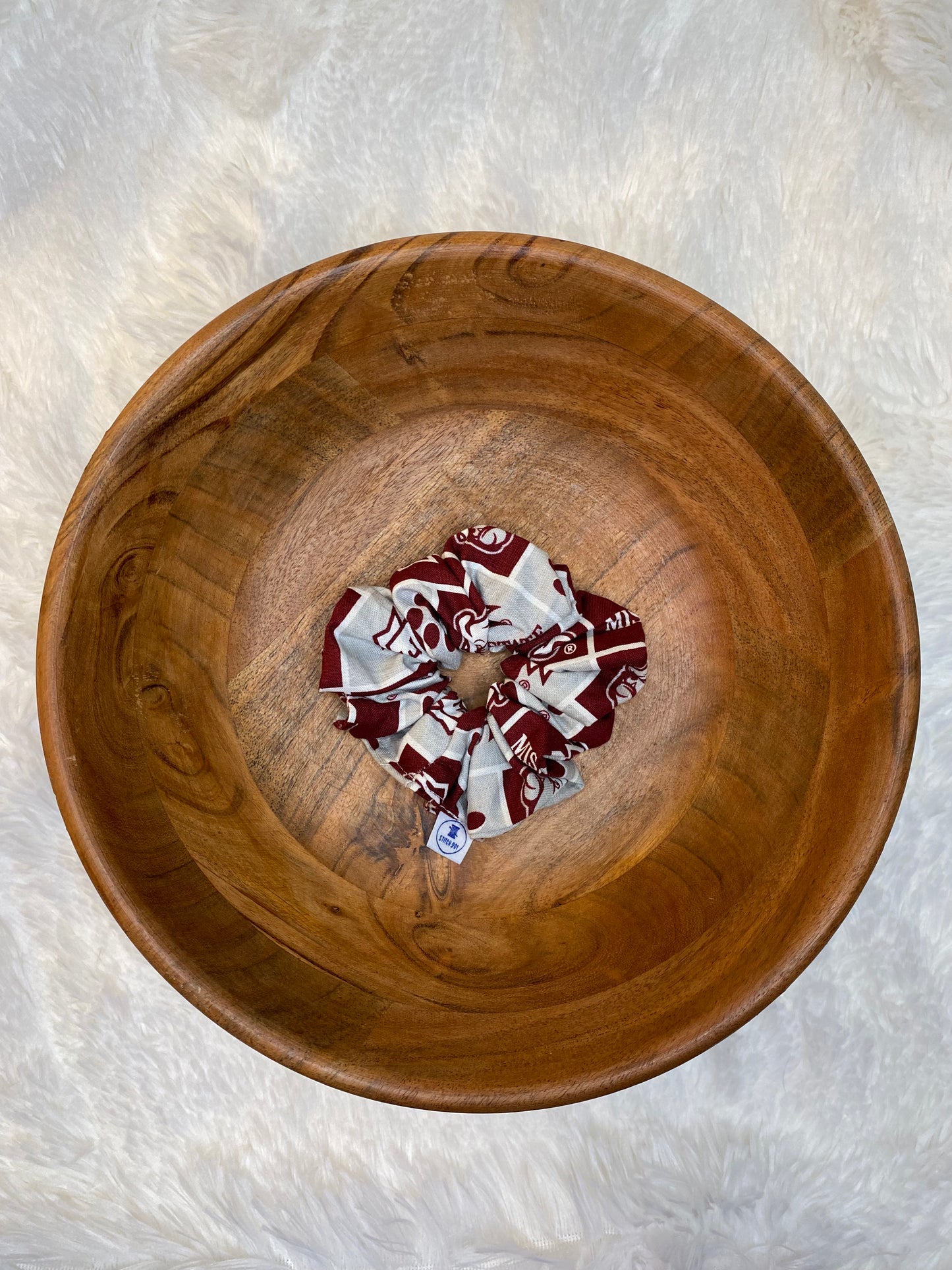 Mississippi State Bulldog Scrunchie