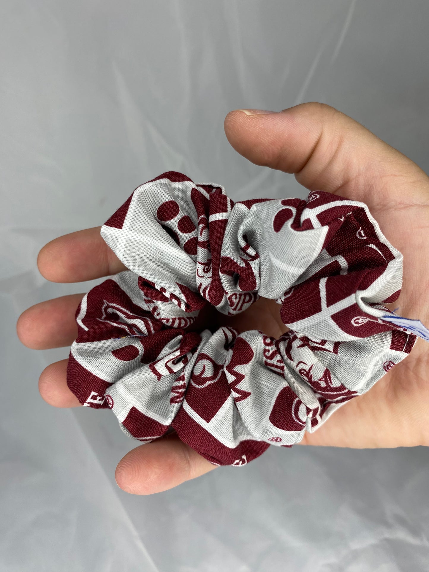 Mississippi State Bulldog Scrunchie