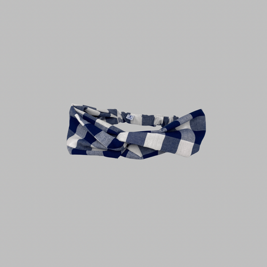 University of Memphis Plaid Twisted Headband