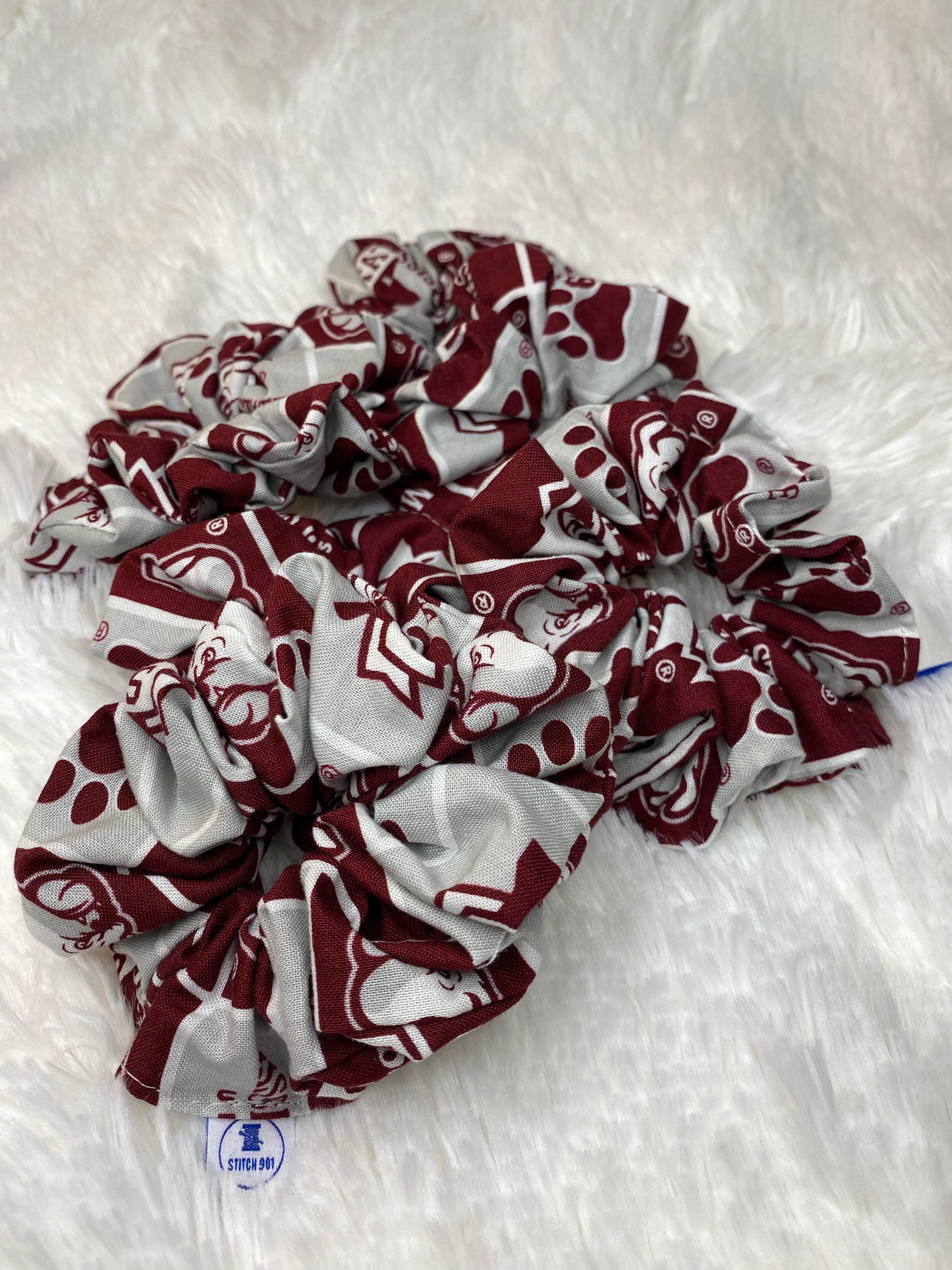 Mississippi State Bulldog Scrunchie