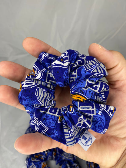 University of Memphis Tiger print scrunchie