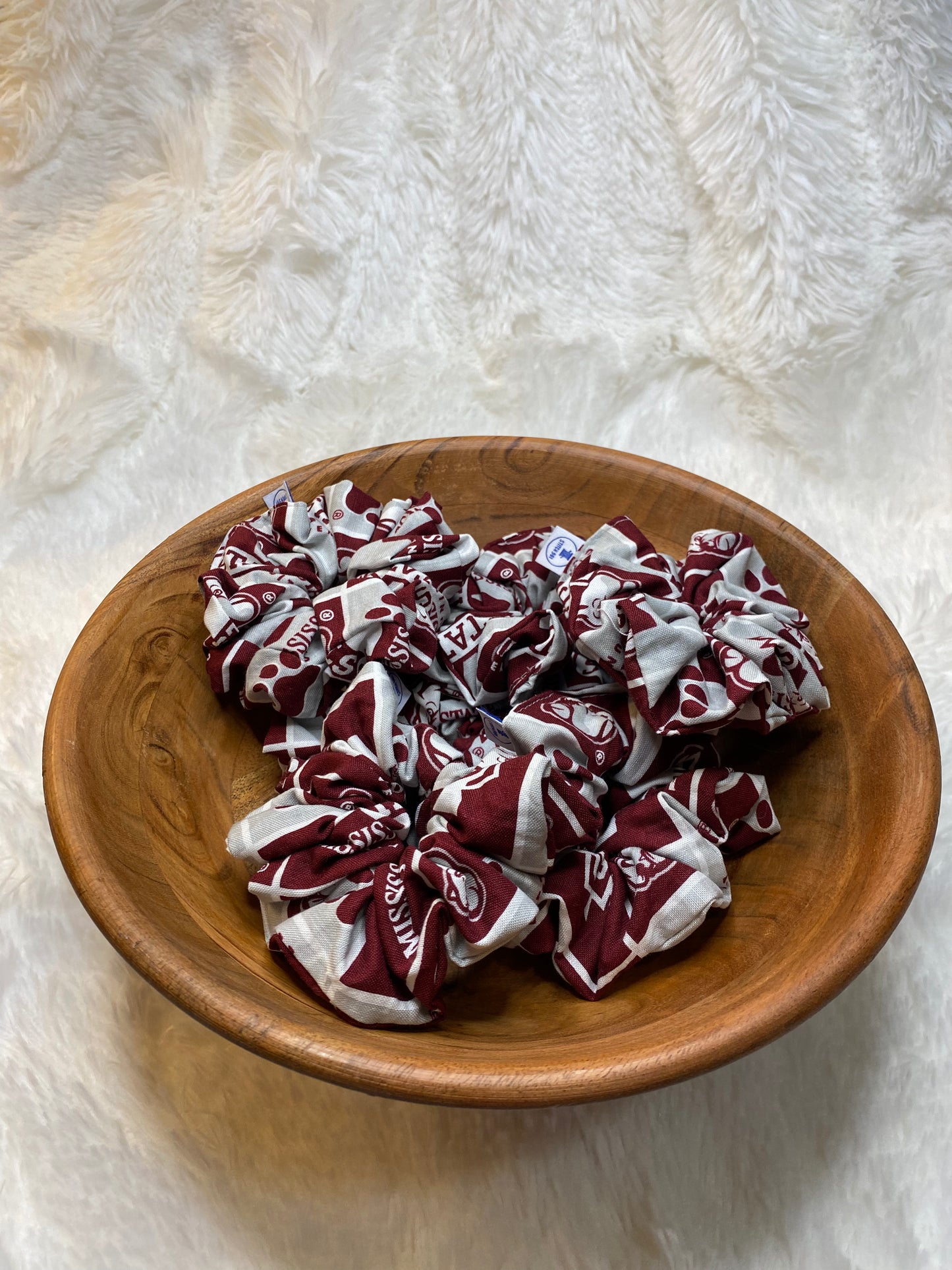 Mississippi State Bulldog Scrunchie